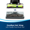 Bissell Pet Hair Eraser Turbo Plus Vacuum Cleaner – 2281 – brush-roll hair-wrap comparison graphic
