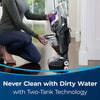 Bissell CrossWave Pet Pro Performance Exclusive Bundle #23069 – clean and dirty water tank demonstration