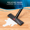 Bissell PowerClean Wet and Dry Vacuum -2035A – floor nozzle picking up spilled liquid