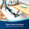 Bissell ReadyClean® Cordless 10.8V Stick Vacuum - 3190 – folding handle for cleaning beneath furniture
