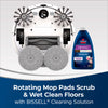 Bissell SpinWave Robot Bundle Including Hand Vac – 2859Z – robot underside and rotating mop pads