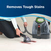 Bissell Spot & Stain with Febreze Formula 32 oz #7149 – portable cleaner treating a carpet stain
