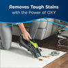 Bissell PRO OXY Spot & Stain Formula for Portable Cleaners #2038 – portable cleaner treating stained upholstery
