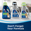 Bissell SpotClean Pro Portable Carpet Cleaner #3624 – compatible cleaning formulas displayed