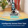 Bissell SurfaceSense Pet Multi-Surface Vacuum – 2817 – floor-type sensing illustration