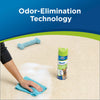 Bissell Woolite Heavy Traffic Foam Carpet Cleaner #0820 – cloth wiping a carpet stain