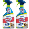 Bissell Woolite INSTAclean Pet Stain Remover (2-Pk) & 1 Stomp 'n Go Pet Stain Lifting Pad #21809 – two spray bottles and stain pad