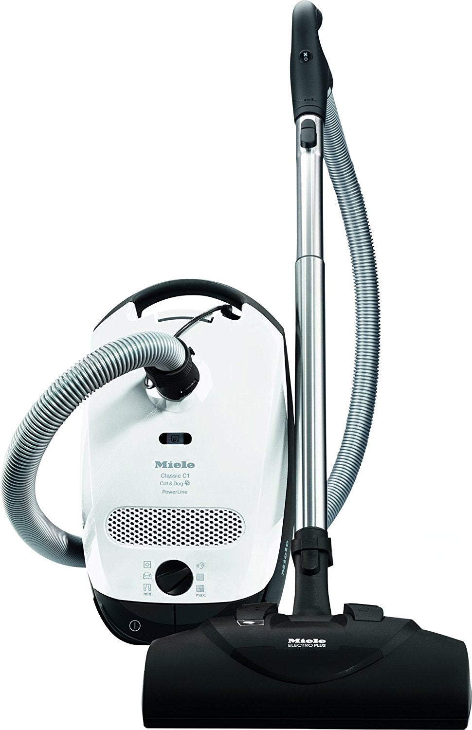Miele Classic C1 Cat & Dog Vacuum cleaner. The Miele Classic C1 Cat & Dog is designed specifically for pet owners. The SEB228 Electro+ Electro brush is designed to clean all carpeting types and extract pet hair from your carpeting
