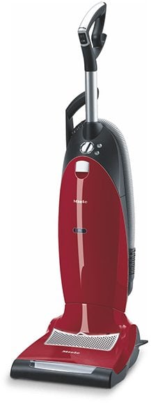 Miele Dynamic U1 HomeCare Upright Vacuum SHCE0. Miele U1 Dynamic uprights feature a strong 1200 watt suction motor with 140 cubic feet suction at the intake. A specialized brushroll works effortlessly through carpets capturing dirt and pet hair on a singl