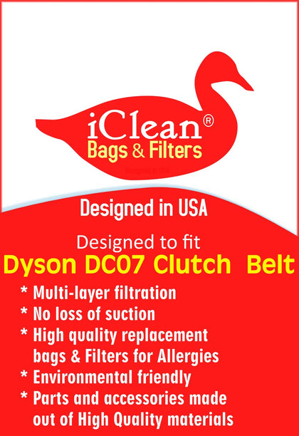 Dyson Vacuum Cleaner Clutch Belt By iClean Vacuums