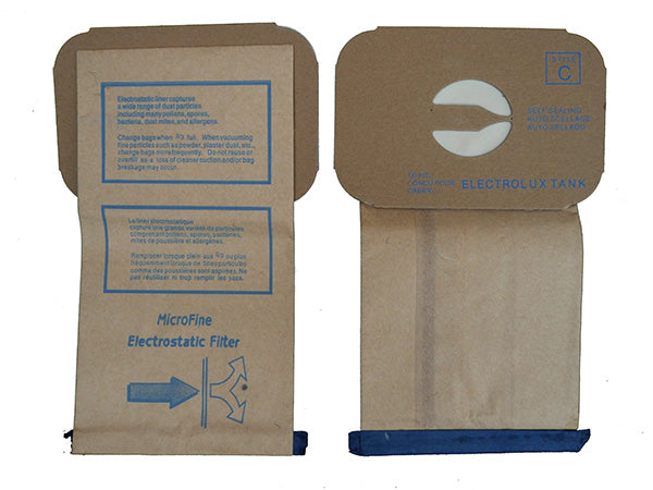 Electrolux Canister Type C Bag available at Ace Vacuums