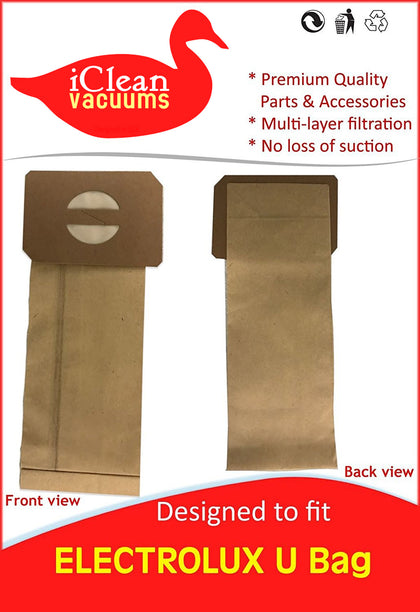 Electrolux Upright Type U Bag -30 by iClean Vacuums # ICVEU available at Ace Vacuums