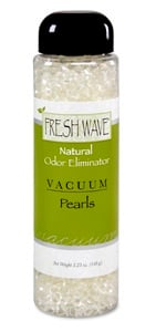 Natural odor eliminating Fresh Wave Pearls neutralize any odors present in your vacuum's exhaust. Safe to use around people and pets.