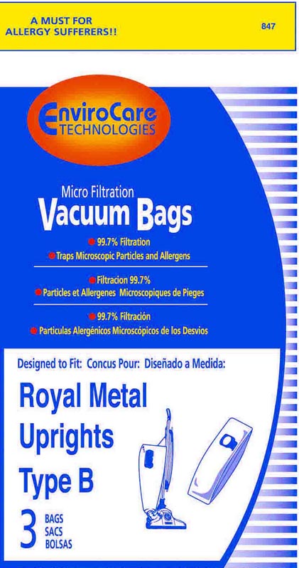 Royal Y Vacuum Bags 14-Pack - Compatible With Royal & Dirt Devil Vacuums, OEM AR10145 - View #8