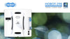 (HOME ROBOT) HOBOT-298 Window Cleaning Robot – window robot model graphic on glass
