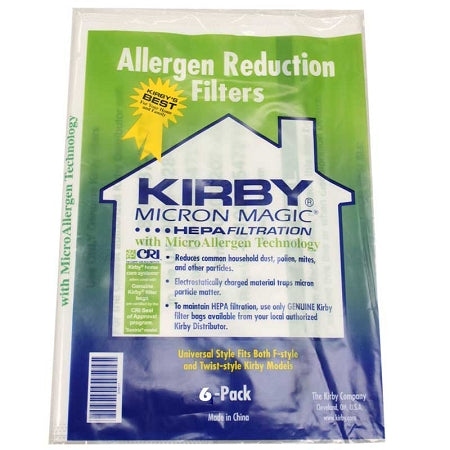 Kirby G6 & Ultimate G Allergen Reduction Bags - 6 Pack
