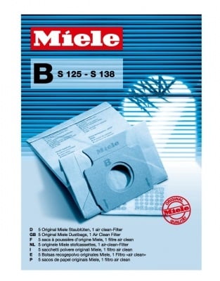 Miele Vacuum Cleaner B Bags | Genuine Replacement Vacuum Bags #1122199
