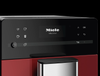 Miele CM 5310 Silence Tayberry Red Coffee Machine #11648140 – coffee machine display and controls close-up