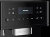 Miele CM 6160 MilkPerfection Black Coffee Machine #11648180 – coffee machine display and controls close-up