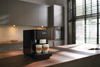Miele CM 6160 MilkPerfection Black Coffee Machine #11648180 – coffee machine on kitchen countertop