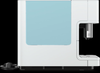Miele CM 6160 MilkPerfection White Coffee Machine #11648170 – coffee machine side profile
