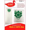 Miele Upright Vacuum Cleaner Type U Bag By iClean Vacuums - 20 Bags #ICVMUH-20 available at Ace Vacuums