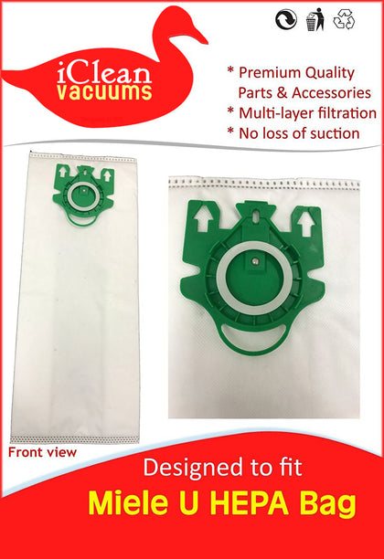 Miele Upright Vacuum Cleaner Type U - 10 Bag By iClean Vacuums available at Ace Vacuums
