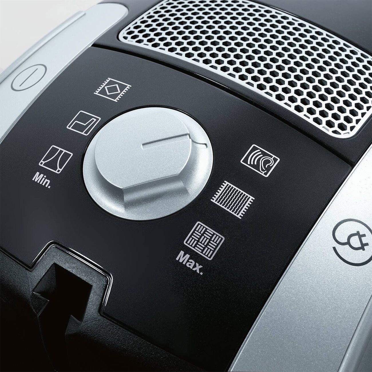 Miele Compact C1 Turbo Team PowerLine - SCAE0 - 10850080 – suction control dial close-up