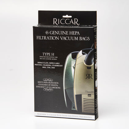 RICCAR Vacuum Cleaner Canister HEPA Type H Bags