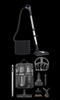 Riccar Central Vacuum Deluxe Attachment Kit – Part #RPT-1 – attachment-kit contents on dark background