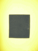 Small dark square foam filter, reference B623-0000. Available at Ace Vacuums.