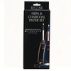 Riccar HEPA and charcoal filter retail pack, reference RVPF. Available at Ace Vacuums.