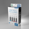 Riccar HEPA Charcoal Vacuum Bags – 6-Pack #RLHC-6 – vacuum-bag retail box angled view