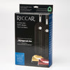 Riccar HEPA Vacuum Bags – SupraLite R10 Series | 6-Pack #RLH-6 – SupraLite HEPA bag retail carton, angled view