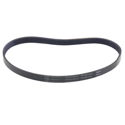 Black ribbed oval replacement belt, reference PVB9. Available at Ace Vacuums.