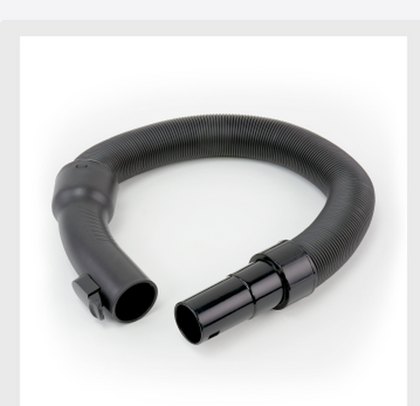 Coiled black extension hose showing both connectors, reference D434-1114. Available at Ace Vacuums.