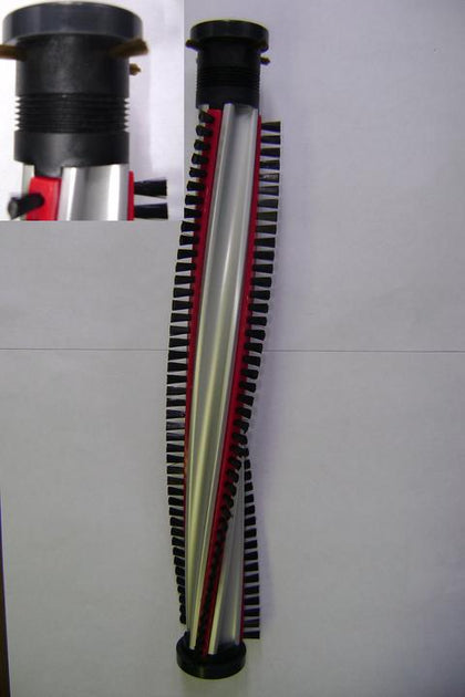 Metal agitator with dark bristles, reference D4D375-2000. Available at Ace Vacuums.