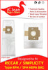 Riccar Simplicity RFH-6 SFH-6 HEPA Vacuum Bag | iClean