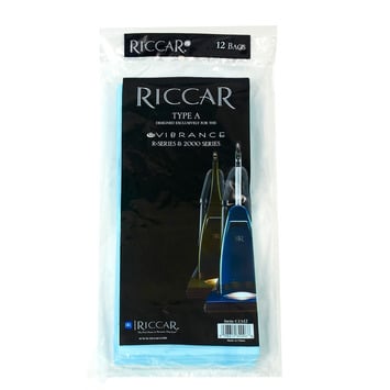 Riccar Type A Vacuum Bags for 2000 & 4000 Series – Genuine 6-Pack available at Ace Vacuums