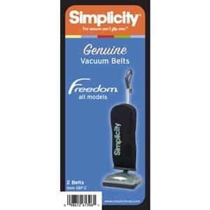 Simplicity Freedom Vacuum Belts 2 Pack SBF-2 – Genuine OEM Replacement